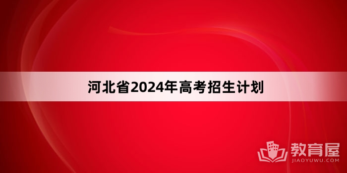 河北省2024年高考招生计划