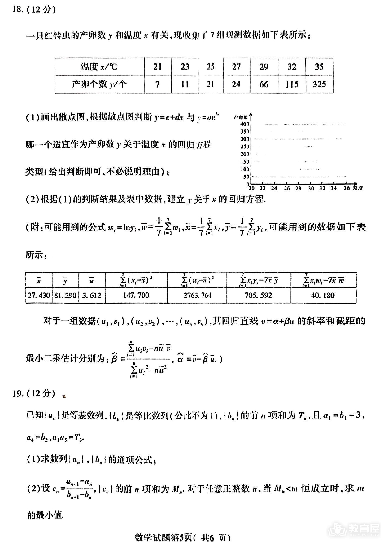 临汾市高三二模数学试题及参考答案（2023）